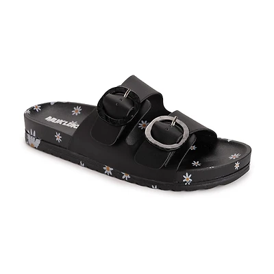 Muk Luks Womens Grand Cayman Sandal Adjustable Strap Flat Sandals