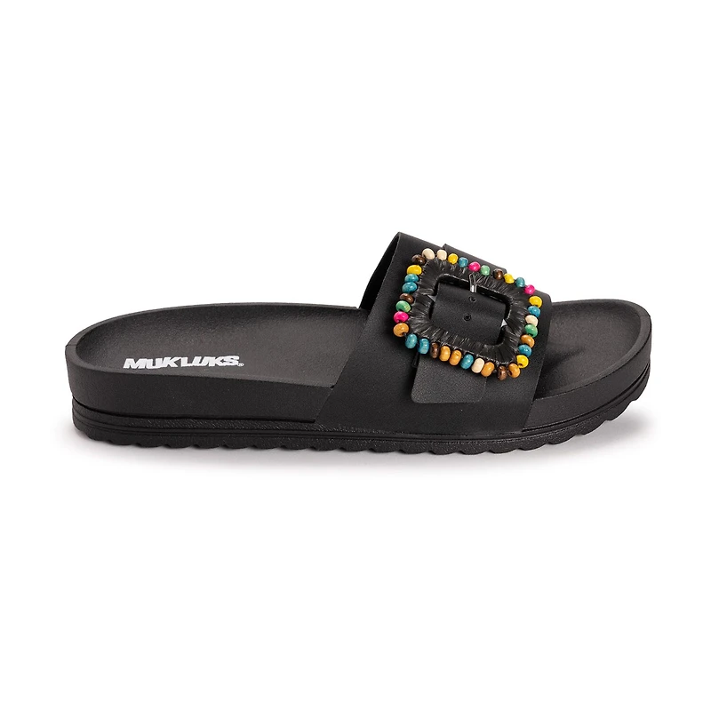 Muk Luks Womens Grand Colette Heeled Sandals