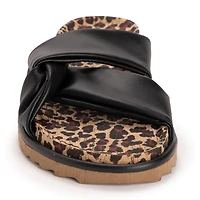 Muk Luks Womens Jazmine Sandal Flat Sandals