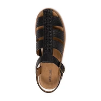 Muk Luks Vanilla Fisherman Womens Round Closed Toe Loafers