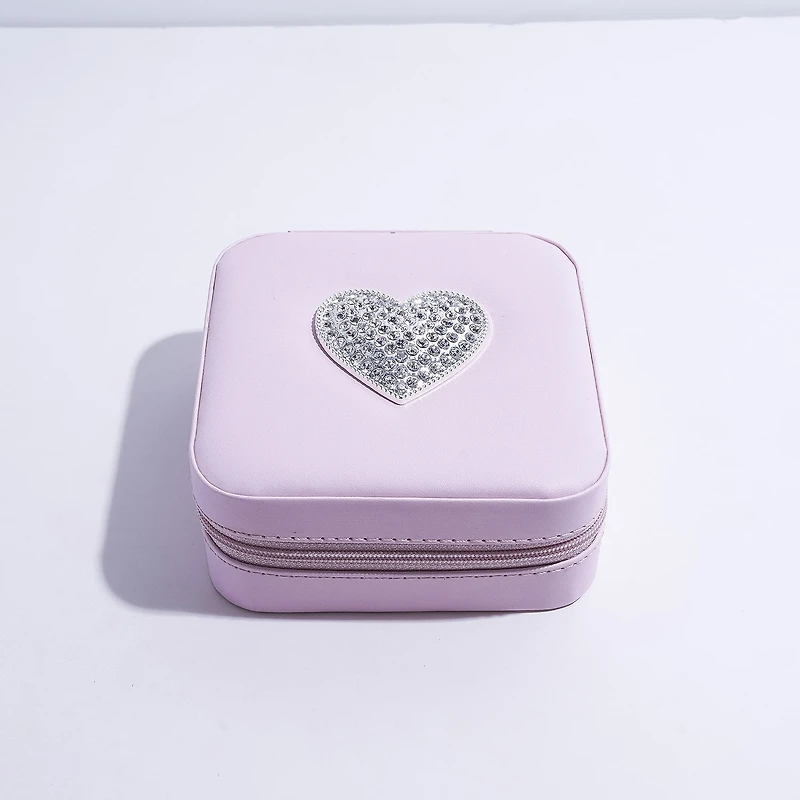 Mixit Faux Leather Jewelry Travel Case