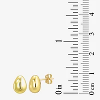 Gold Addiction 10K Gold 11mm Stud Earrings