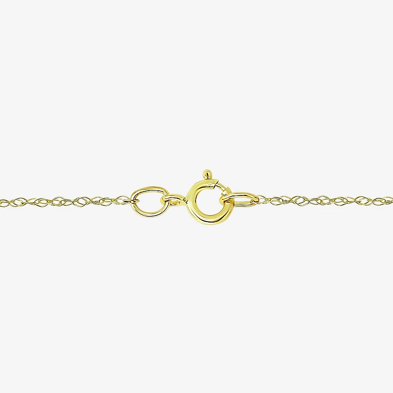 Gold Addiction Womens 10K Gold Inch Pendant Necklace