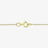 Gold Addiction Womens 10K Gold Inch Pendant Necklace