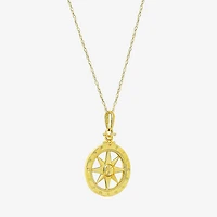 Gold Addiction Womens 10K Gold Inch Pendant Necklace