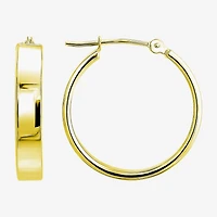 Womens 10K Gold 20mm Hoop Earrings