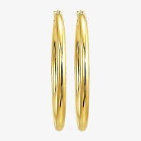 Womens 10K Gold Hoop Earrings