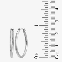Womens 10K Gold 19mm Hoop Earrings
