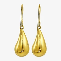 Womens 10K Gold Drop Earrings