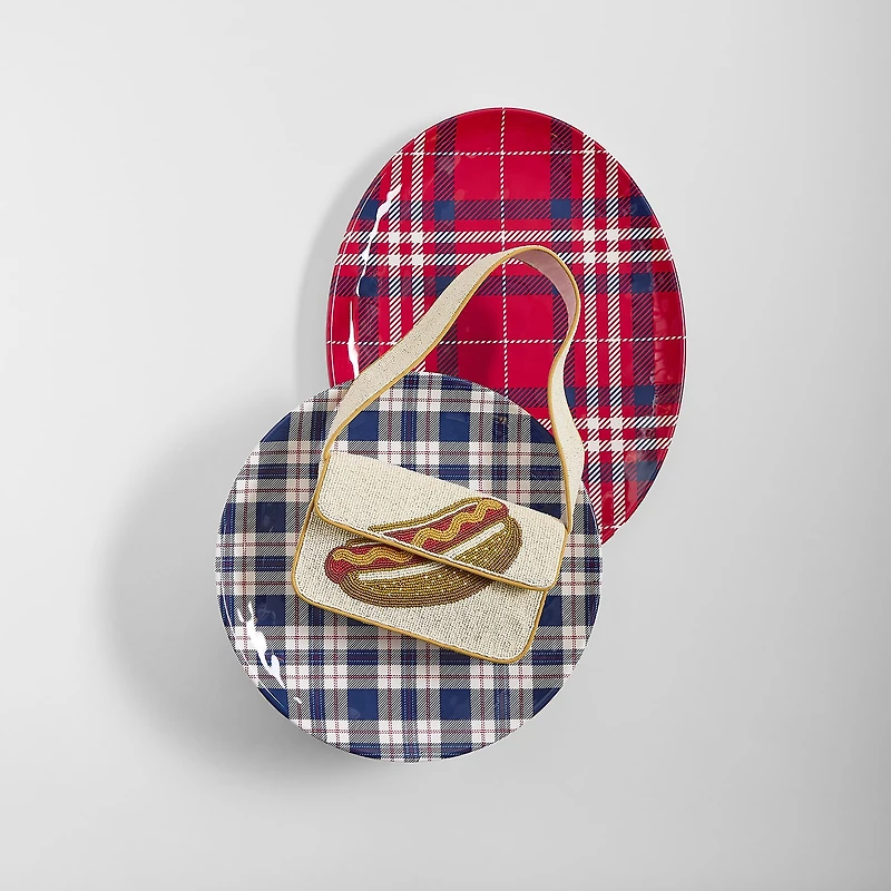 SOL and MER Beaded Hot Dog Shoulder Bag