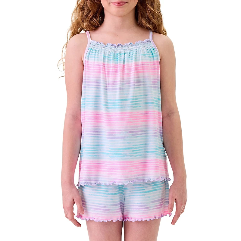 Dream Big Peace Out Little & Kid Girls Sleeveless 2-pc. Pajama Set