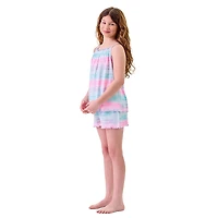 Dream Big Peace Out Little & Kid Girls Sleeveless 2-pc. Pajama Set