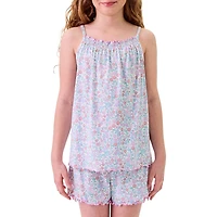 Dream Big Peace Out Little & Kid Girls Sleeveless 2-pc. Pajama Set