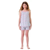 Dream Big Peace Out Little & Kid Girls Sleeveless 2-pc. Pajama Set