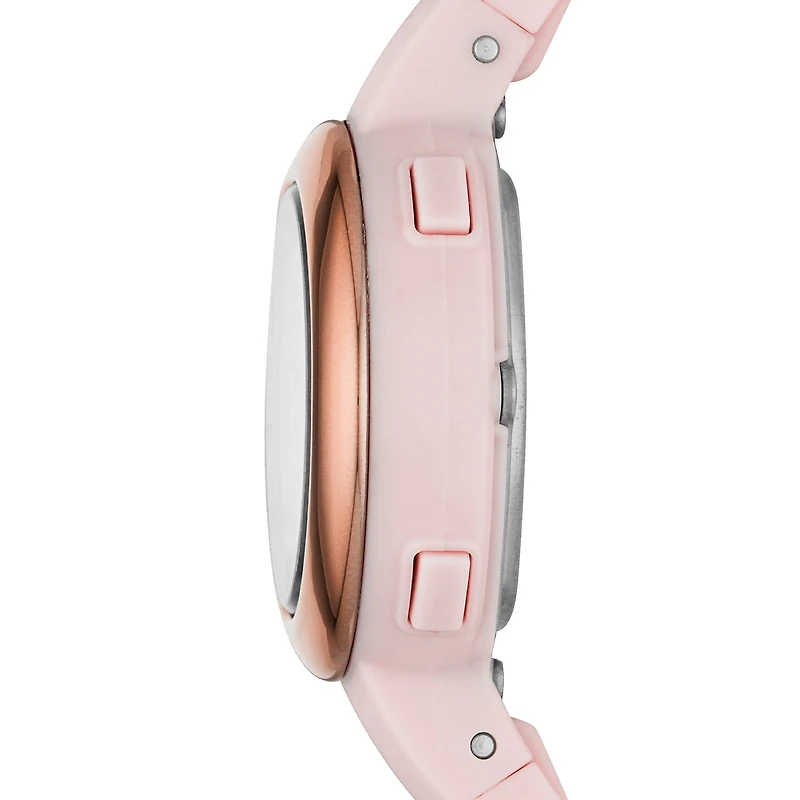 Skechers Sunridge Womens Digital Pink Strap Watch Sr2100