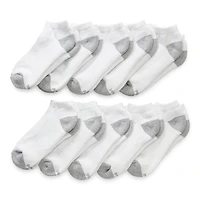 Xersion Little & Big Kid Boys Multi-Pack 10 Pair Low Cut Socks