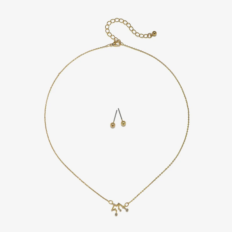 Bijoux Bar Zodiac Constellation 2-pc. 16 Inch Pendant Necklace