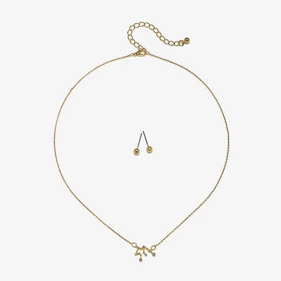 Bijoux Bar Zodiac Constellation 2-pc. 16 Inch Pendant Necklace