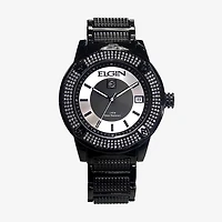 Elgin Womens Silver Tone Bracelet Watch Fg160032
