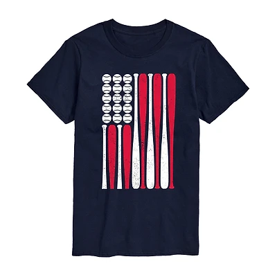 Mens Crew Neck Short Sleeve Regular Fit Graphic T-Shirt