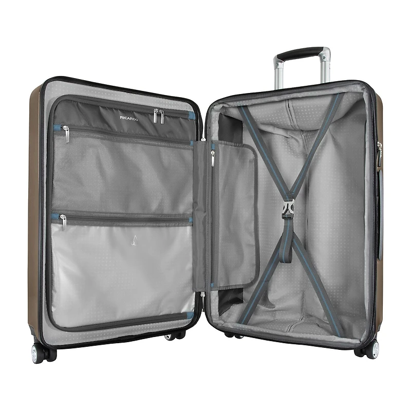 Ricardo Beverly Hills Melrose 25 Inch Hardside Expandable Lightweight Checked Spinner Luggage