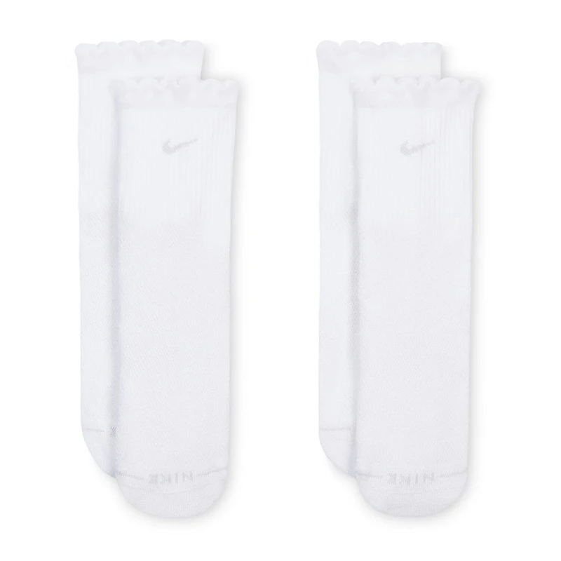 Nike Womens 2 Pair Crew Socks