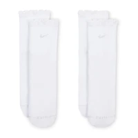 Nike Womens 2 Pair Crew Socks