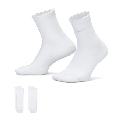 Nike Womens 2 Pair Crew Socks