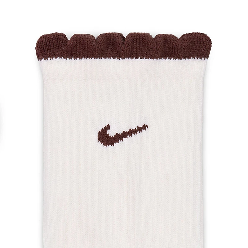 Nike Womens 2 Pair Crew Socks