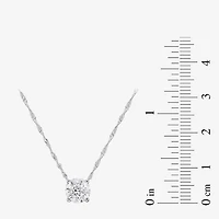 (G/Si1) Womens 3 CT. T.W. Lab Grown White Diamond 10K Gold Round 2-pc. Jewelry Set