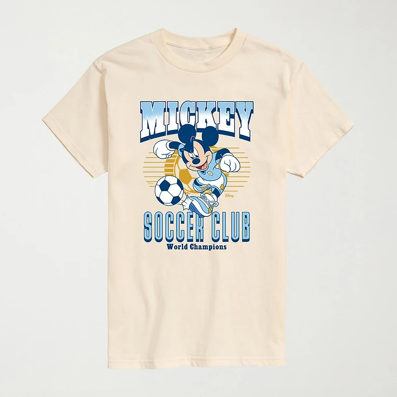 Novelty Mens Crew Neck Short Sleeve Regular Fit Mickey and Friends Big Tall Graphic T-Shirt