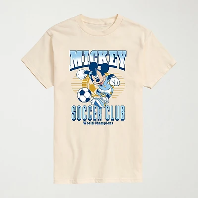 Novelty Mens Crew Neck Short Sleeve Regular Fit Mickey and Friends Big Tall Graphic T-Shirt