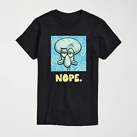 Novelty Mens Crew Neck Short Sleeve Regular Fit Spongebob Big and Tall Graphic T-Shirt