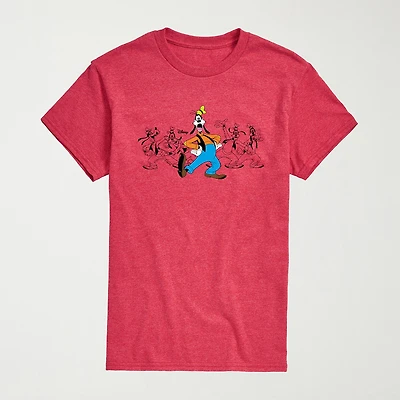 Novelty Mens Crew Neck Short Sleeve Regular Fit Goofy Big and Tall Graphic T-Shirt