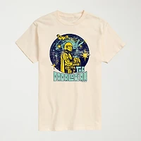 Novelty Mens Crew Neck Short Sleeve Regular Fit Baby Yoda Star Wars Graphic T-Shirt