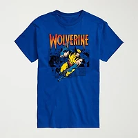 Novelty Mens Crew Neck Short Sleeve Regular Fit Marvel Graphic T-Shirt