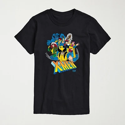 Novelty Mens Crew Neck Short Sleeve Regular Fit Marvel Graphic T-Shirt