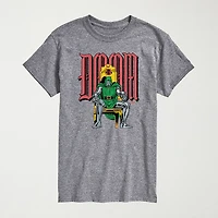 Novelty Mens Crew Neck Short Sleeve Regular Fit Marvel Big and Tall Graphic T-Shirt