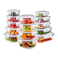 Sorbus Glass Food Storage Containers With Lids