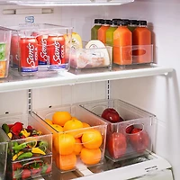 Sorbus Clear Plastic 8-pc. Storage Bin