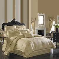 Queen Street 4-pc. Neopolitano Damask + Scroll Comforter Set
