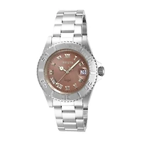 Invicta Angel Womens Silver Tone Stainless Steel Bracelet Watch 14362