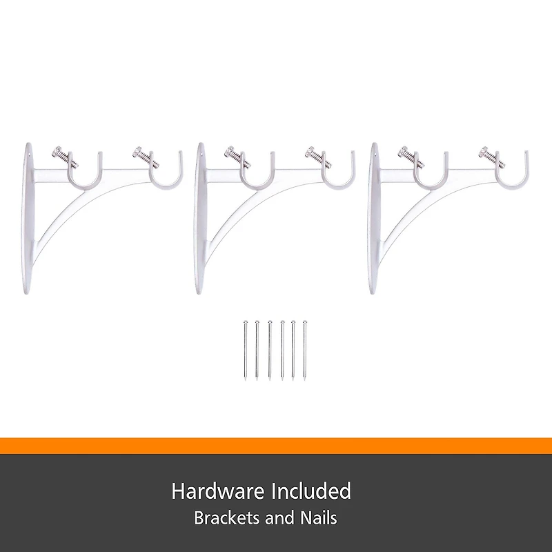 Kenney® Fast Fit™ Easy Install Buchanan Double Curtain Rod