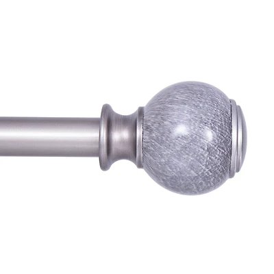 Kenney Claremont Noah Ball 1 IN Adjustable Curtain Rod