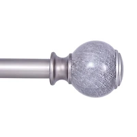Kenney Claremont Noah Ball 1 IN Adjustable Curtain Rod