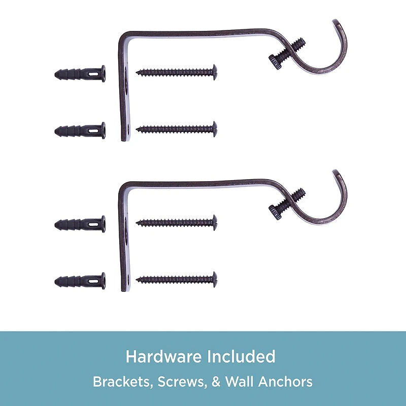 Kenney Bryce Ball 3/4 Adjustable Curtain Rod