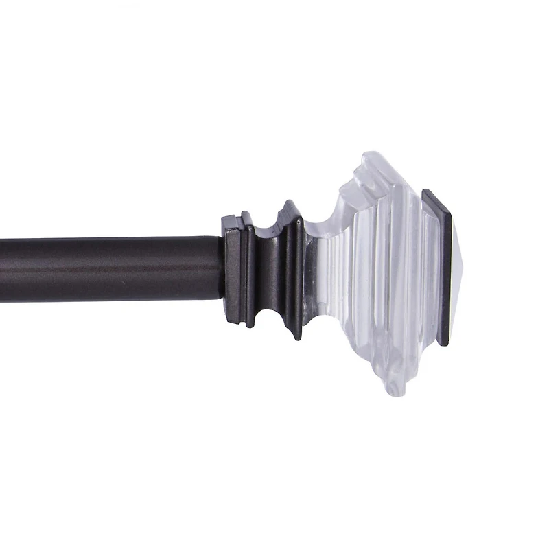 Kenney Faith Square 3/4 IN Adjustable Curtain Rod