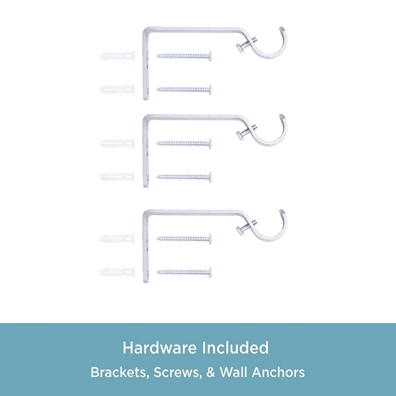 Kenney Mission Square 3/4 Adjustable Curtain Rod
