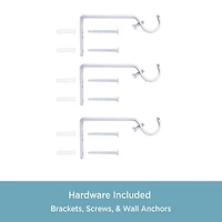 Kenney Mission Square 3/4 Adjustable Curtain Rod