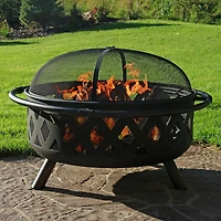 Sunnydaze Collection Portable Weather Resistant Fire Pit